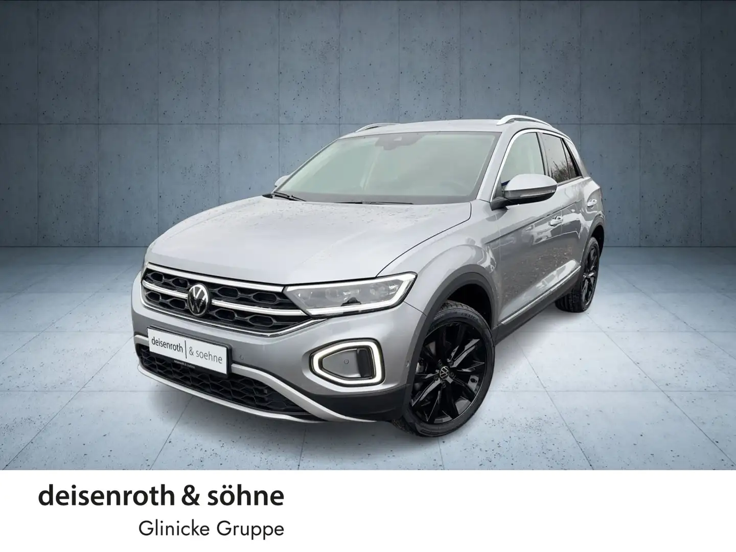 Volkswagen T-Roc Style 1.5 TSI DSG AHK/Nav/Matrix/Kam/18" Silber - 1