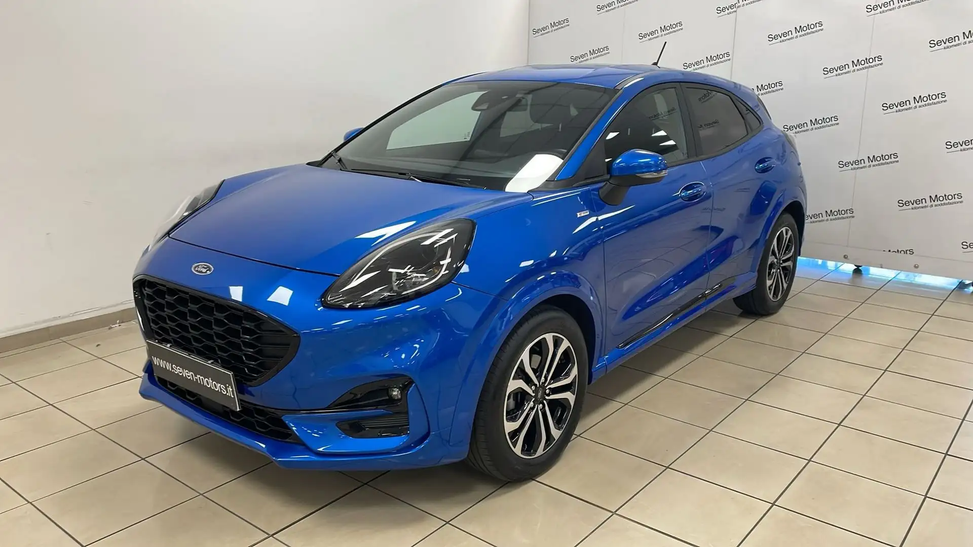 Ford Puma 1.0 EcoBoost Hybrid 125 CV S&S ST-Line Blauw - 1