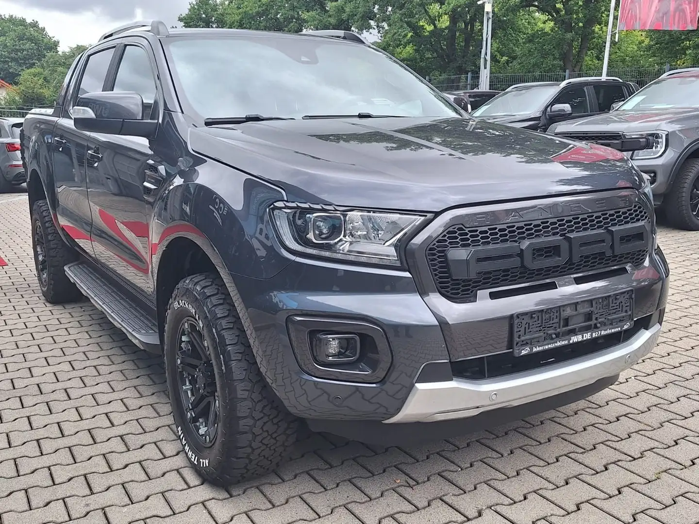 Ford Ranger Wildtrak 2,0 AHK3,5t Rollo Tuff Alus+Stollen 1Hd Grigio - 1