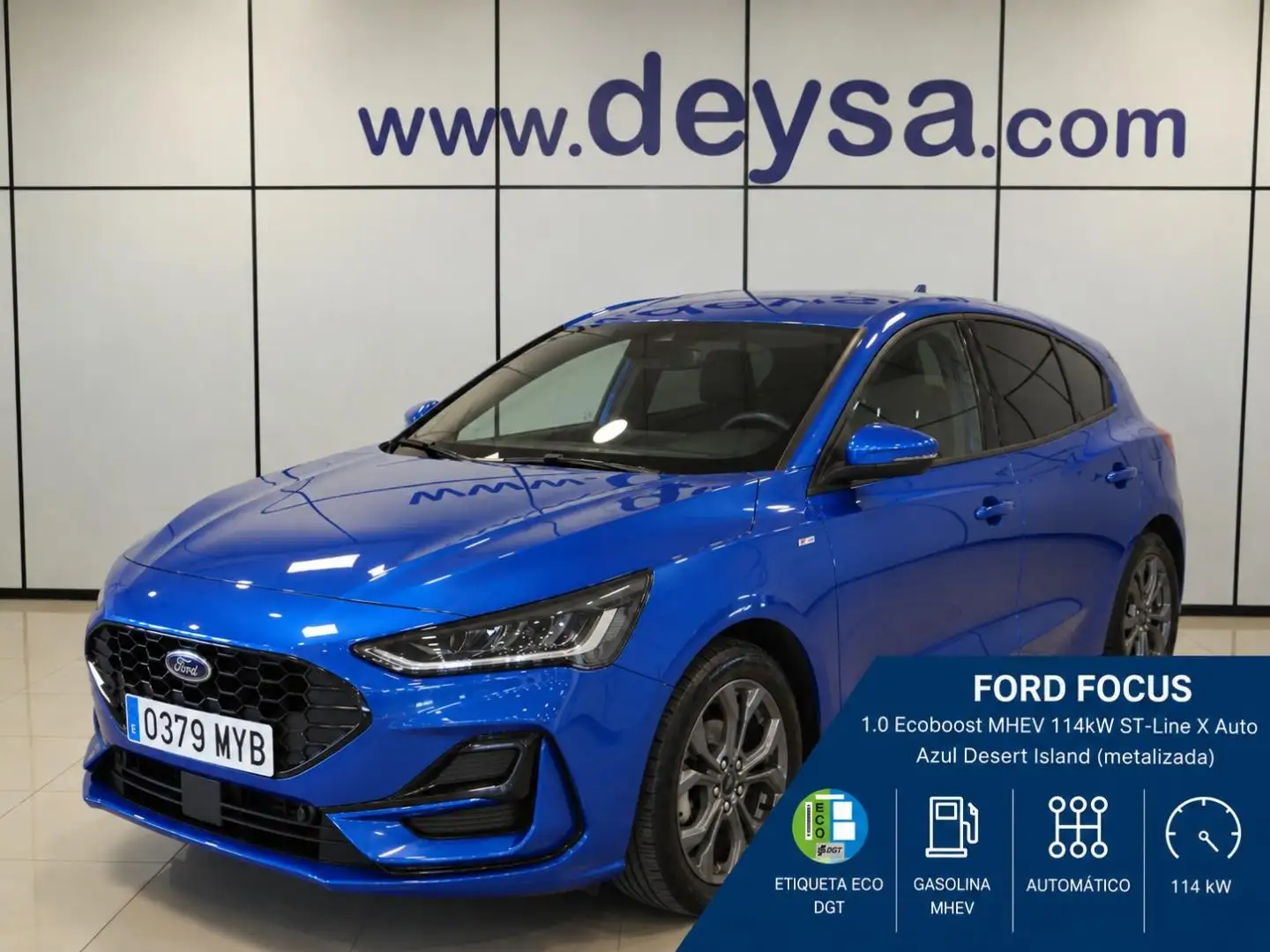 Ford Focus 1.0 Ecoboost MHEV ST-Line X 155 Aut. Azul - 1