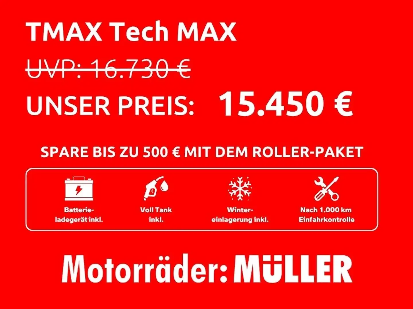 Yamaha TMAX 560 Aktionsmodel 2024, mit Sport Paket Zwart - 2