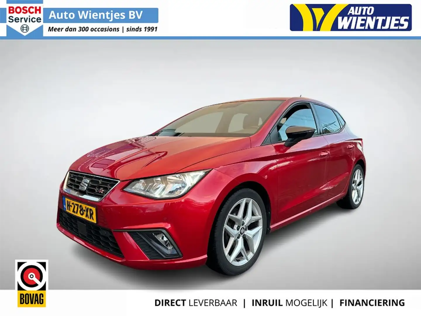 SEAT Ibiza 1.0 TSI | FR Business Intense 5-Drs | Airco-Ecc | Rouge - 1
