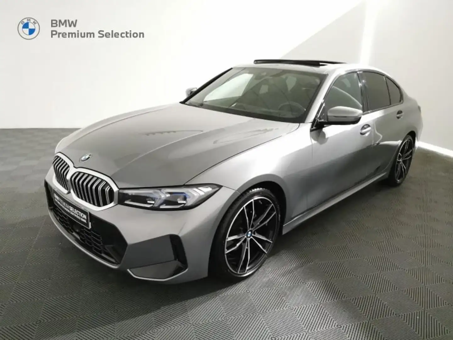 BMW 320 320dA 190ch M Sport Gris - 1