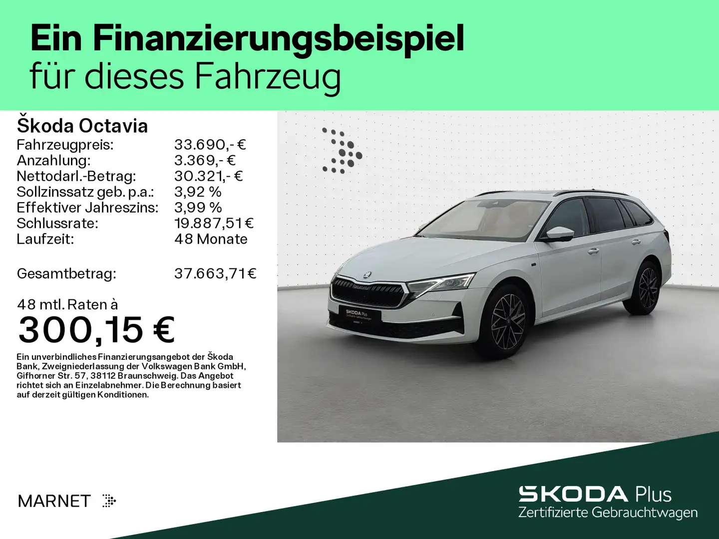 Skoda Octavia 2.0 TDI Tour Navi*AHK*Pano*Matrix*El.Hec Weiß - 2