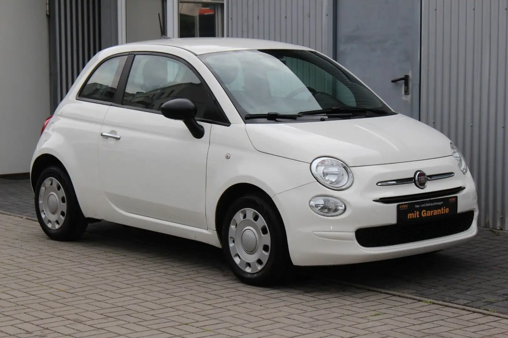Fiat 500 Cult Hybrid+Klima+Tempomat+1.Hand Weiß - 1