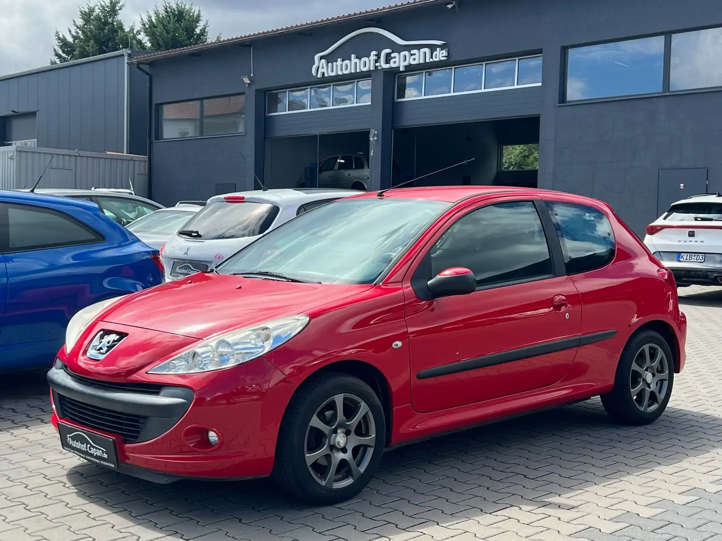 Peugeot 206 206 +/2Ha/Klima/Tüv 10.27/PDC/Allwetter/Alus/ZV Rot - 1