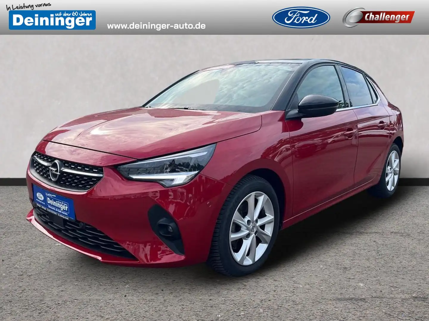 Opel Corsa F 1.2 Turbo Elegance Autom. KLIMAAUTOMATIK RADIO/D Rot - 1