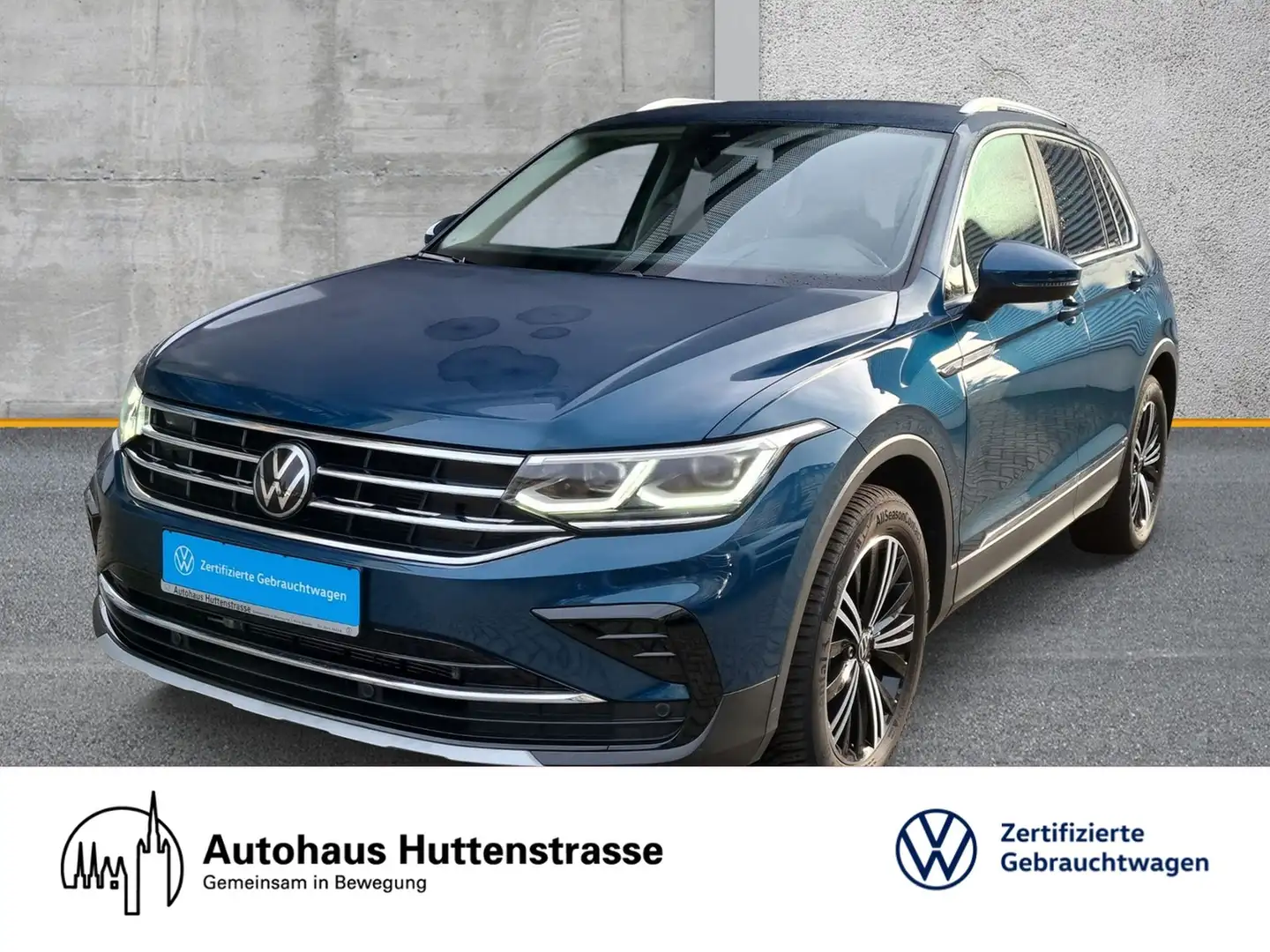 Volkswagen Tiguan 1.5 TSI DSG Elegance MATRIX VIRTUAL AHK Blau - 1
