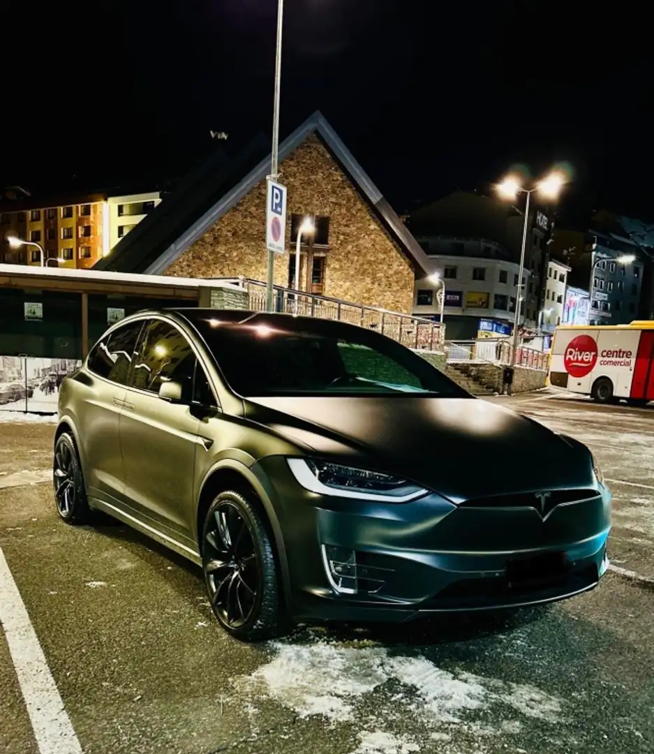 Tesla Model X 100D AWD Gris - 1