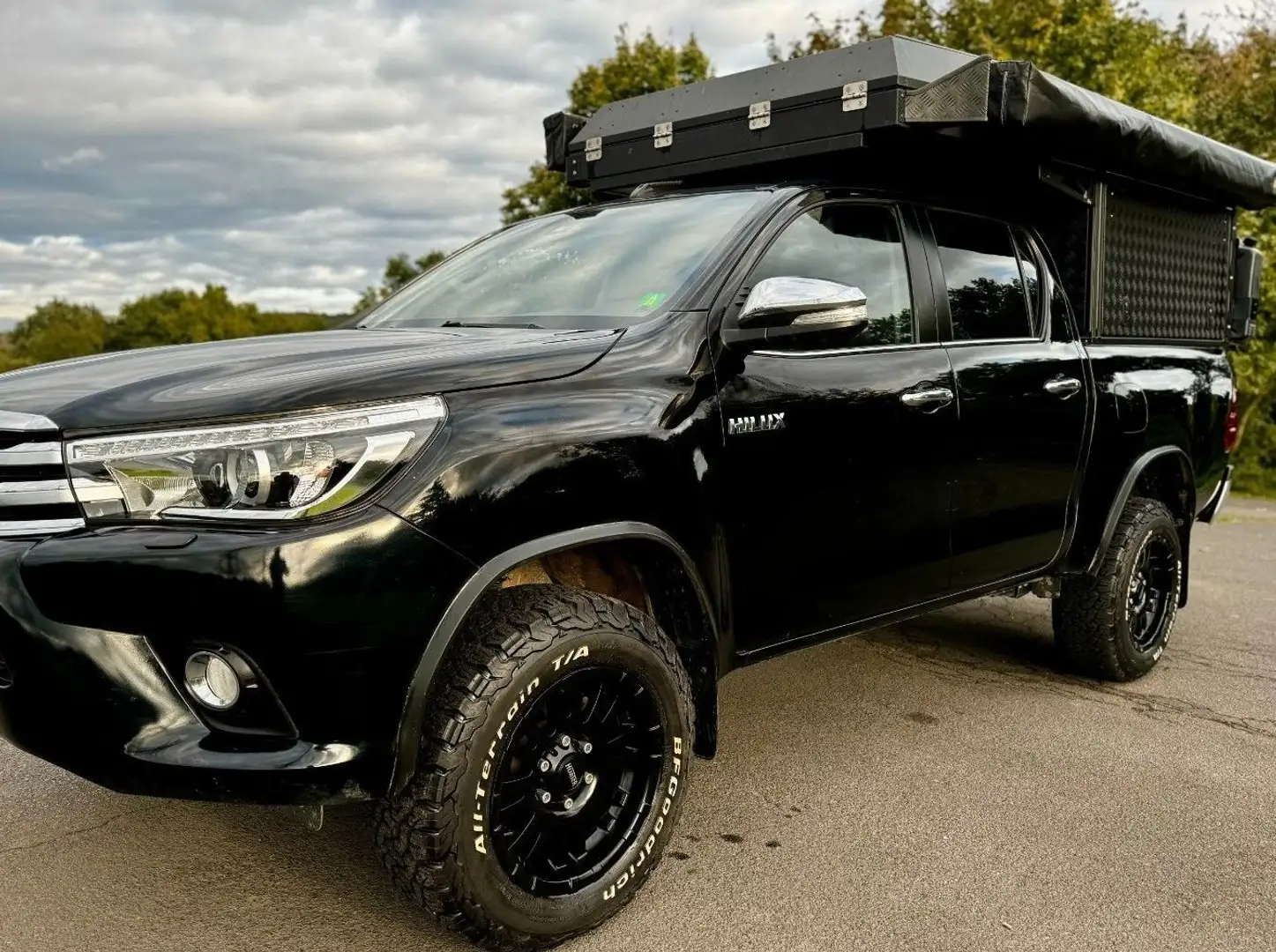 Toyota Hilux Camper 4x4 Expeditionsmobil Nero - 1