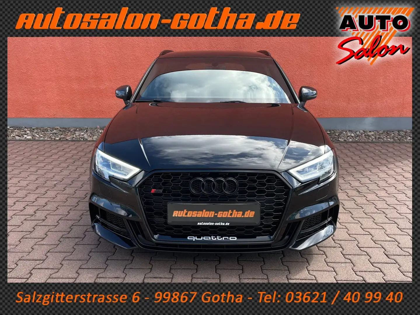 Audi S3 Sportback 2.0 TFSI quattro KW-V1+LED B&O RS3 Negro - 2