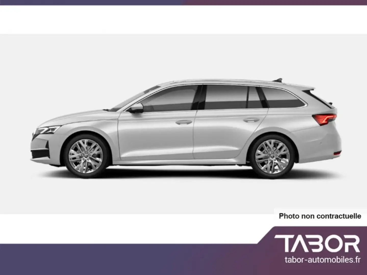 Skoda Octavia Combi eTSI 150 DSG Selec Canton Blanc - 2