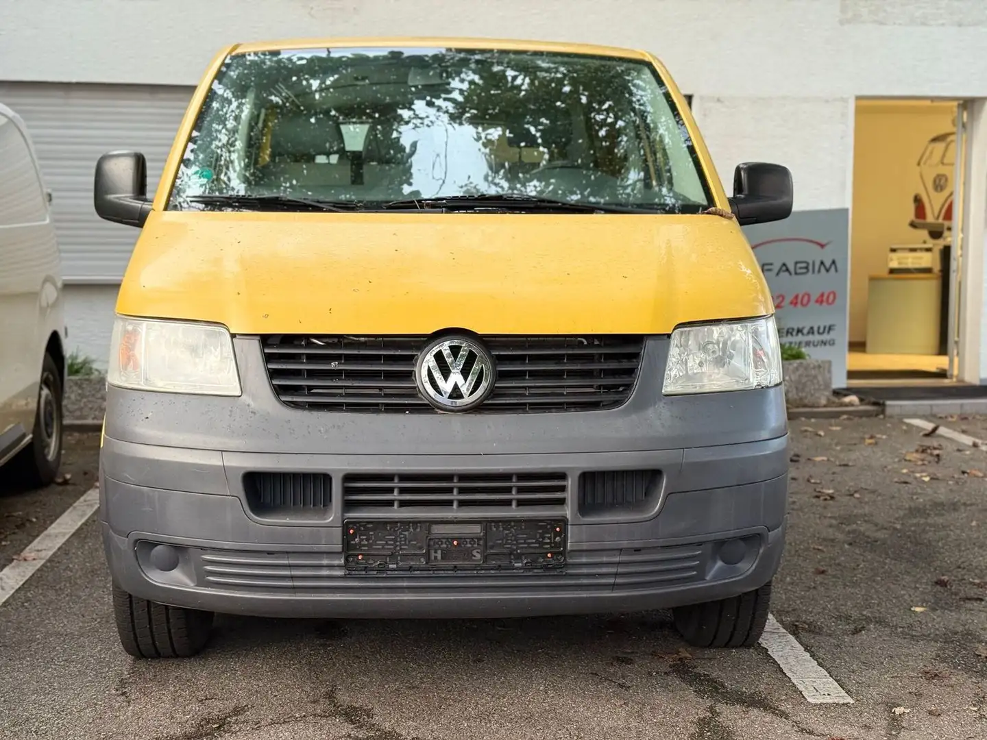 Volkswagen T5 3 SITZER*2.HAND*AHK*PDC*2xSCHIEBETÜRE Gelb - 2