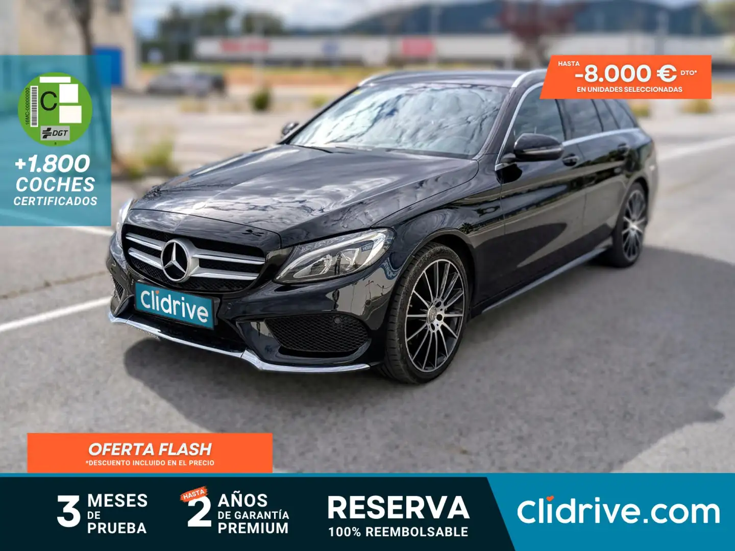 Mercedes-Benz C 220 Estate 220d 4Matic 7G Plus Negro - 1