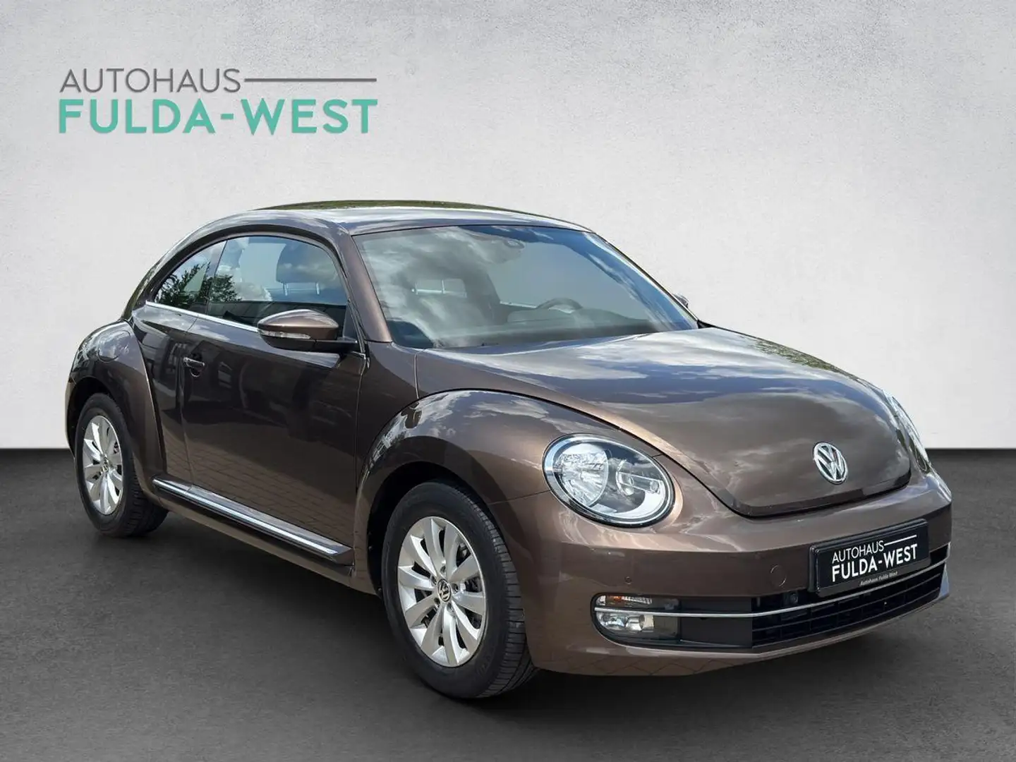 Volkswagen Beetle 1.6TDI DSG Design Klimaaut. Einparkh. SHZ Brun - 2