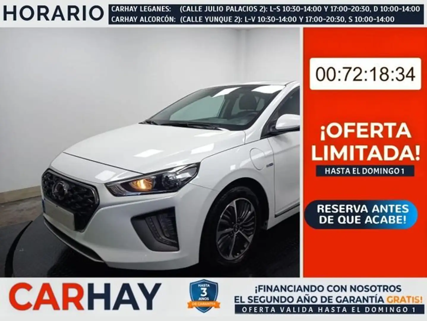 Hyundai IONIQ PHEV 1.6 GDI Klass Blanc - 1