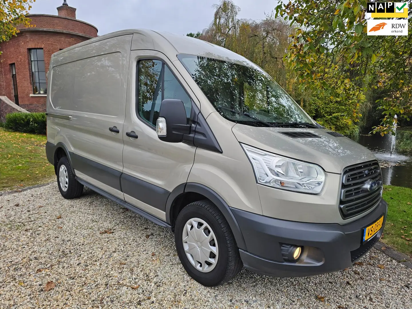 Ford Transit 350 2.2 TDCI L2H2 AIRCO/cruise/6-bak Beige - 1