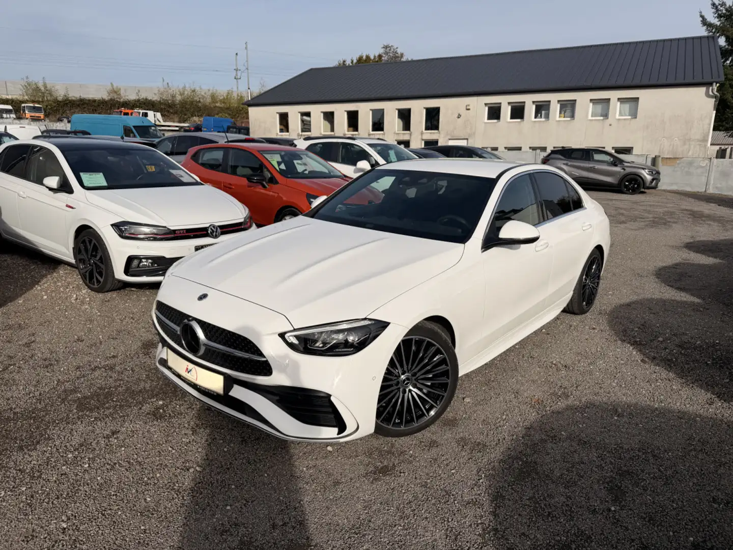Mercedes-Benz C 220 d AMG line Blanc - 1