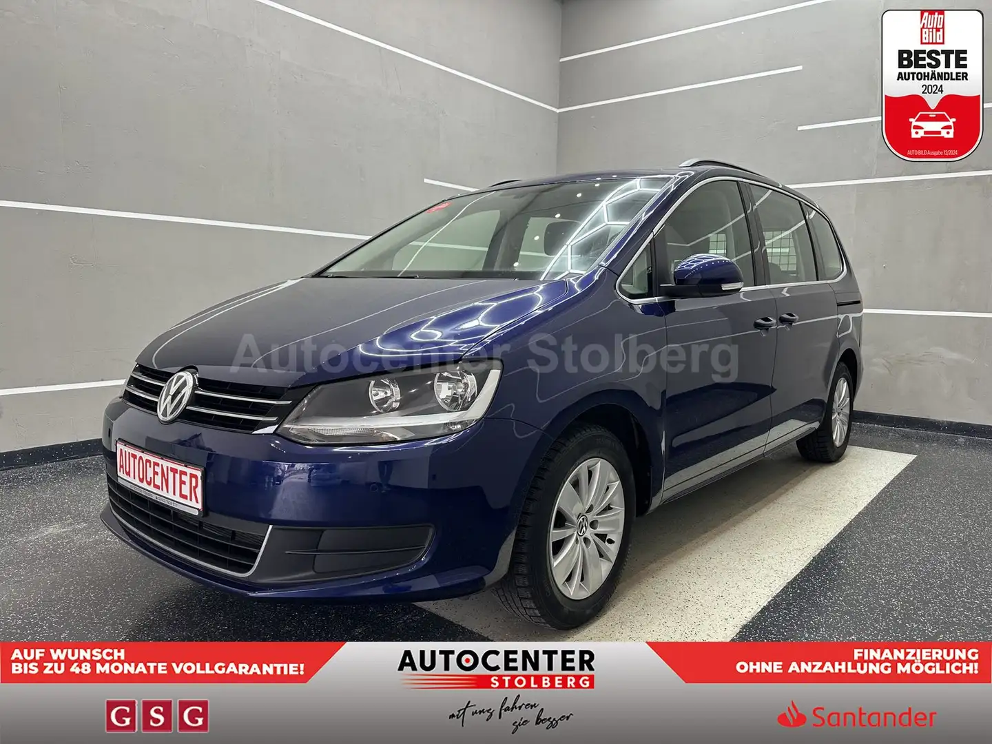 Volkswagen Sharan Comfortline BMT/Start-Stopp "1 HAND-ALU" Blau - 1