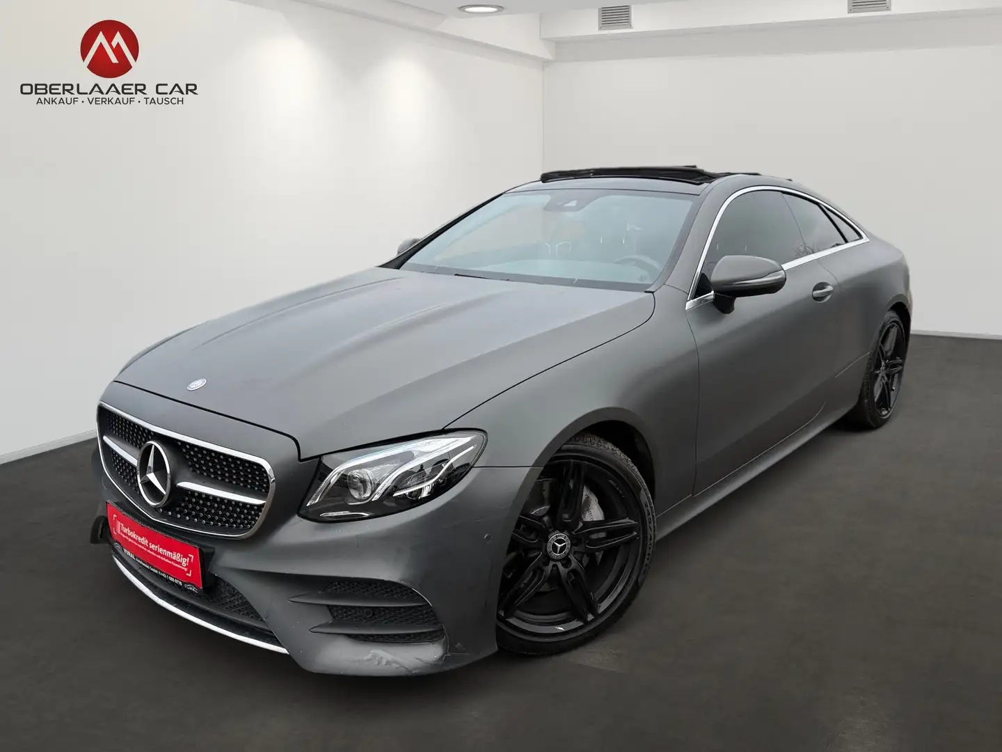 Mercedes-Benz E 220 E 220 d Coupe AMG-Line Aut. | Panorama | Led | Grau - 1