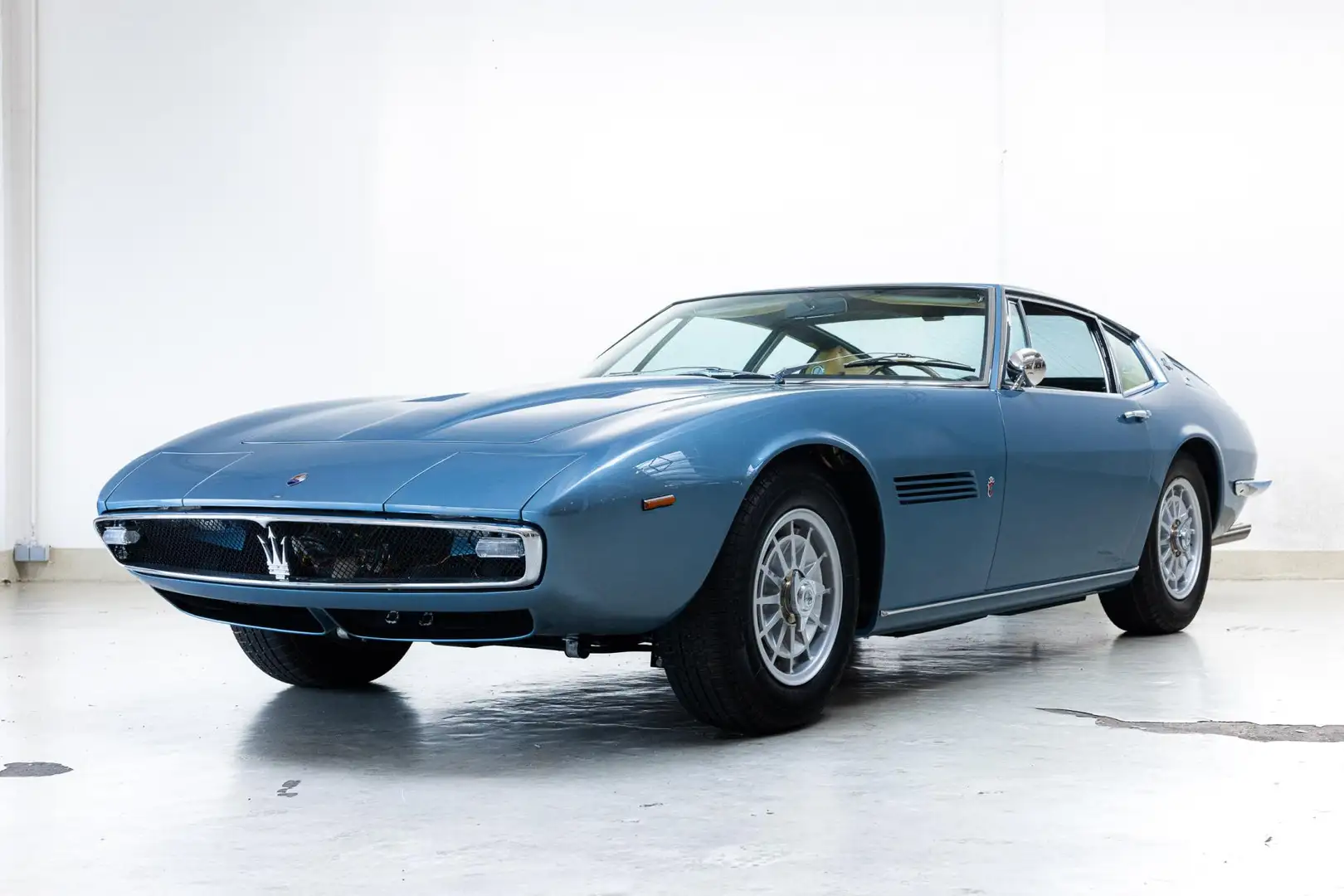 Maserati Ghibli 4.7 - Matching Numbers - 1968 Brussel Auto Saloon Blauw - 1