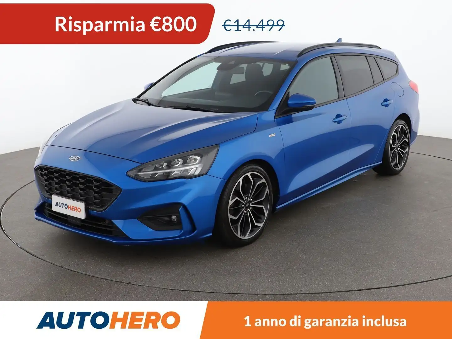 Ford Focus 1.5 EcoBlue TDCi ST-Line 120 CV automatico Blu/Azzurro - 1