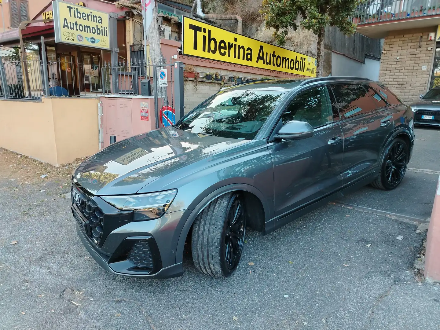 Audi Q8 Q8-50 tdi S line/23z-Laser-4MOT-B&O-Acustic-tetto Gris - 1