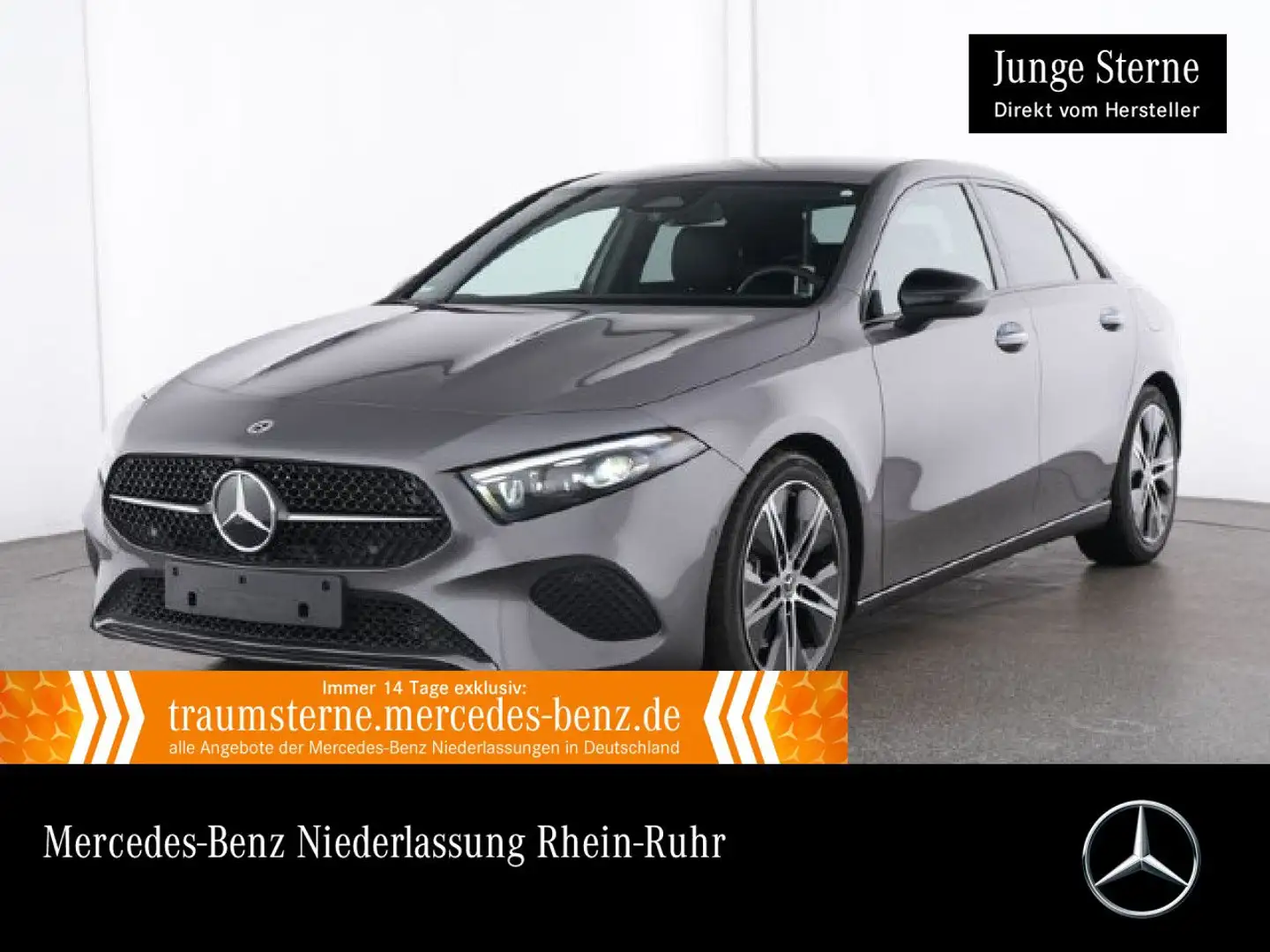 Mercedes-Benz A 220 Lim 4M PROGRESSIVE+NIGHT+AHK+MULTIBEAM+8G Gris - 1