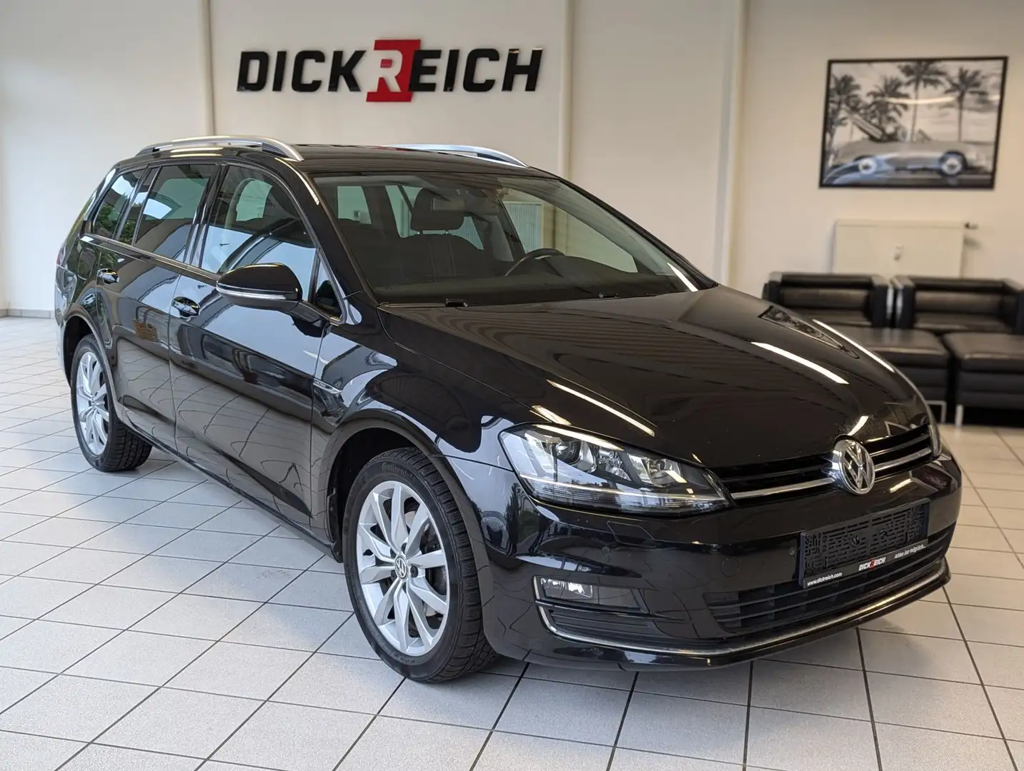 Volkswagen Golf 2.0TDI Variant Lounge BI-Xenon PDC Navi SHZ Nero - 1