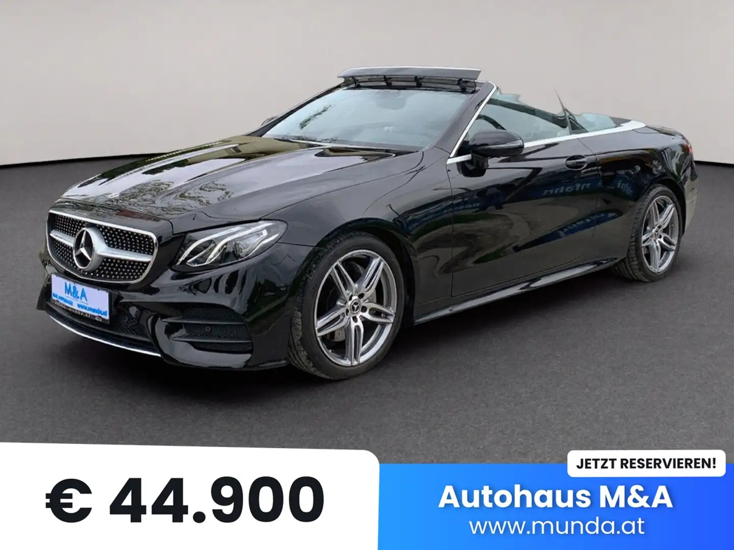 Mercedes-Benz E 220 d AMG Line Auto *Garantie Schwarz - 1