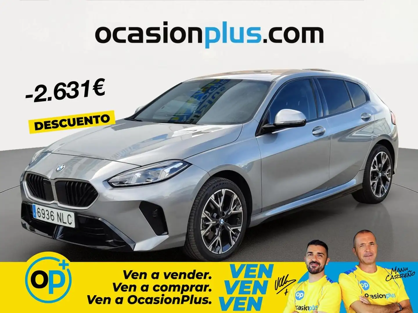 BMW 116 118dA Gris - 1