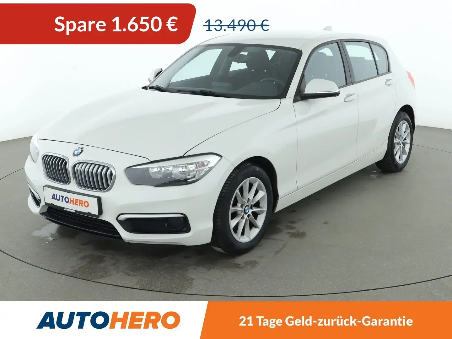 BMW 118 118i  *PDC*LIM*SHZ*ALU* Weiß - 1