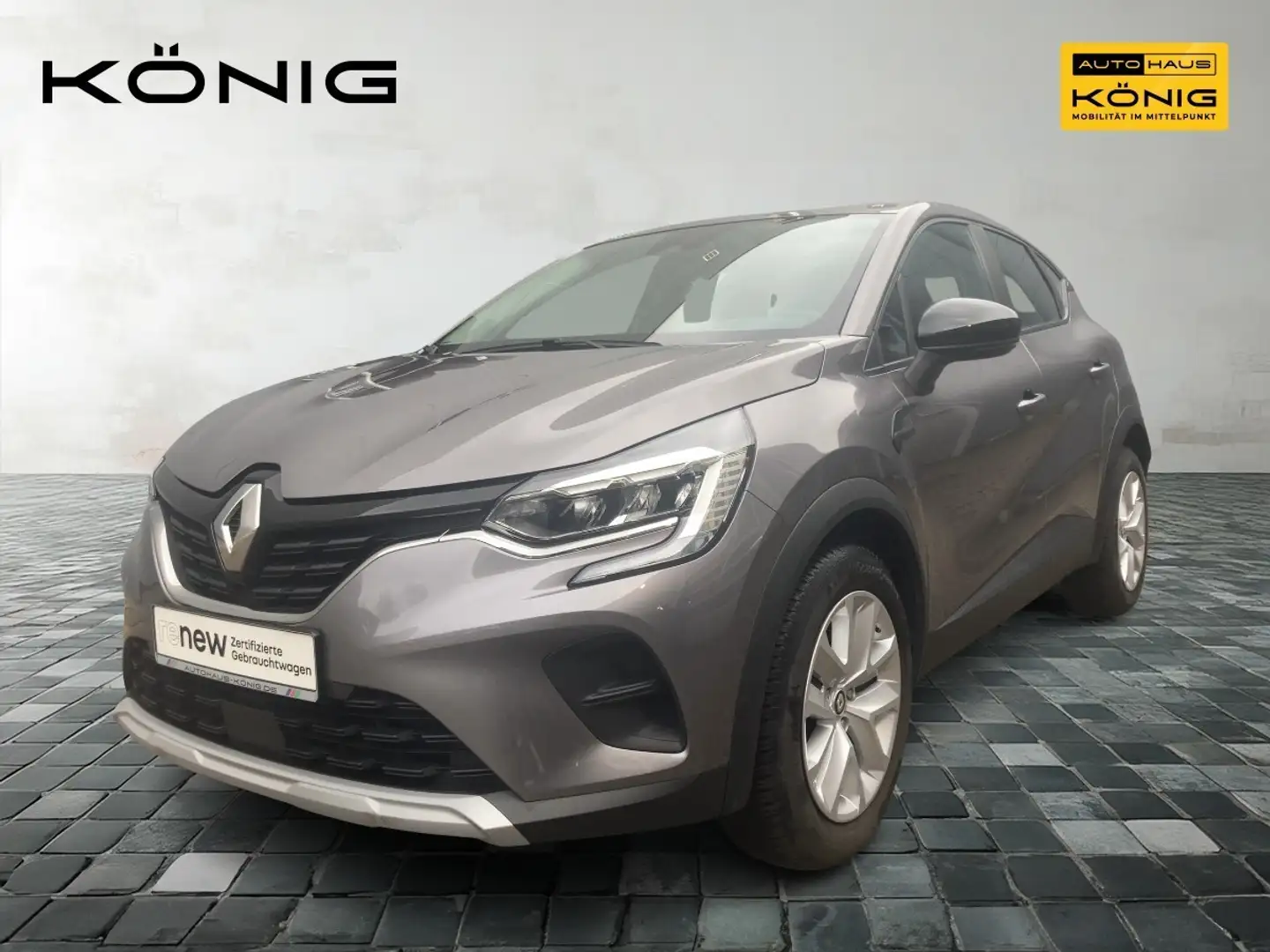 Renault Captur 1.0 TCe 90 EQUILIBRE KLIMA*NAVI*Tempomat Grau - 1