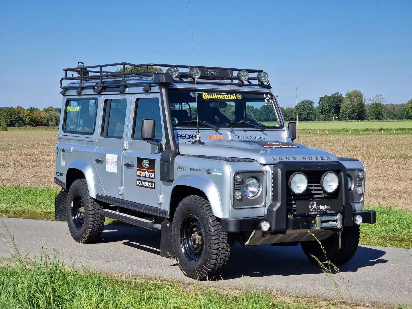 Land Rover Defender 110 *Experience Bolivien*Recaro*20'km" Argent - 1