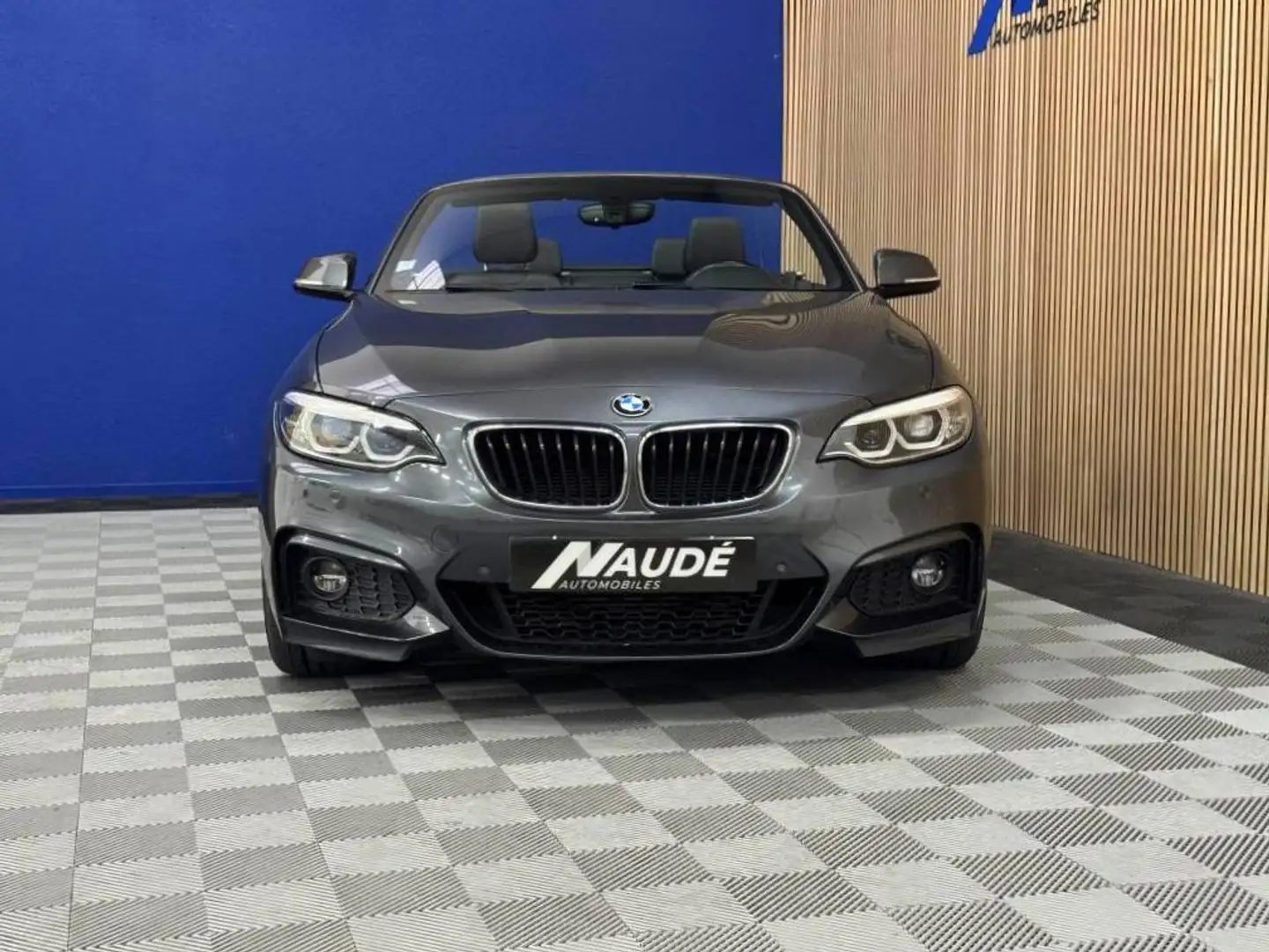 BMW 218 PH2 Cabriolet 218D 150 CH BVA M SPORT Gris - 2