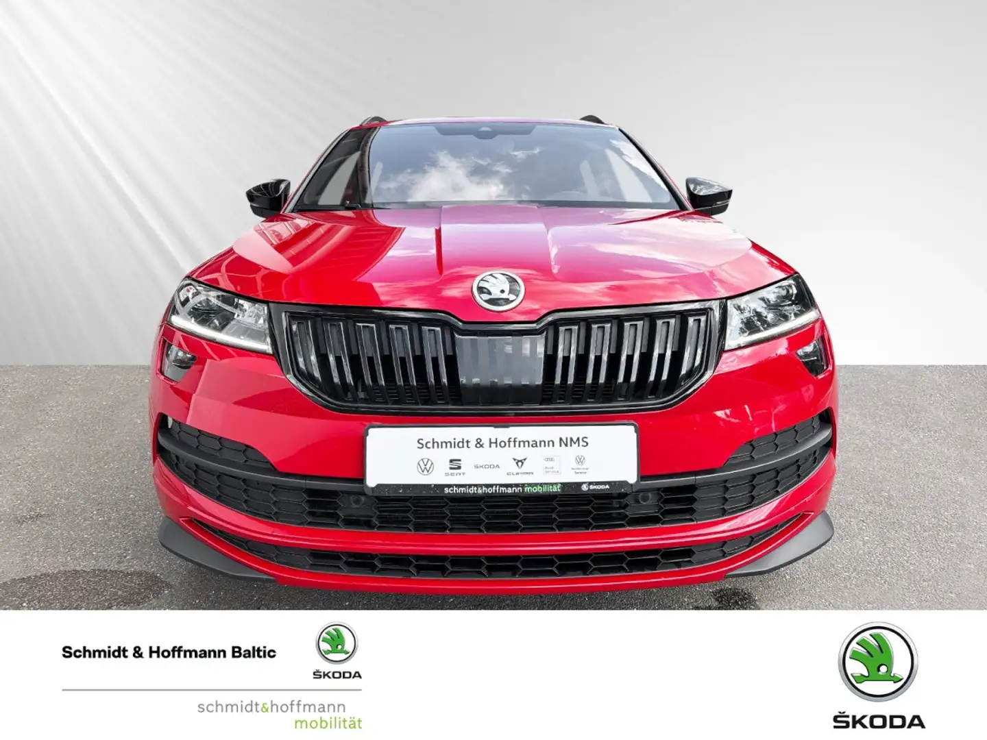 Skoda Karoq 1.5 TSI ACT Sportline Klima Navi Einparkhilfe Rood - 2