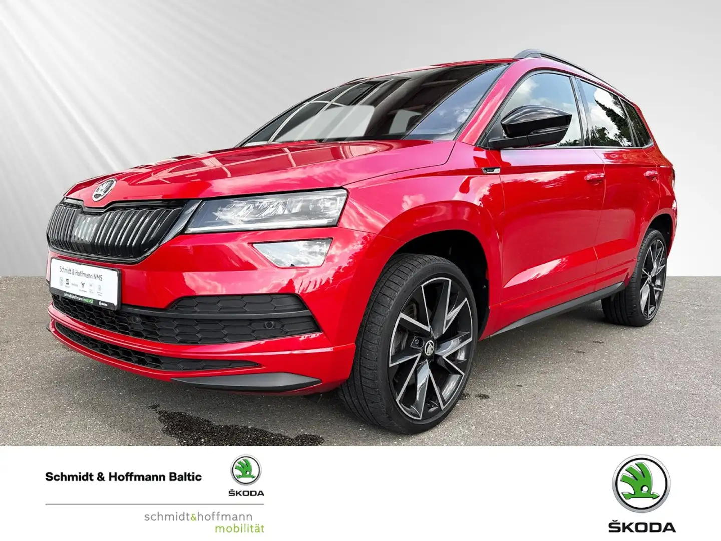 Skoda Karoq 1.5 TSI ACT Sportline Klima Navi Einparkhilfe Rood - 1