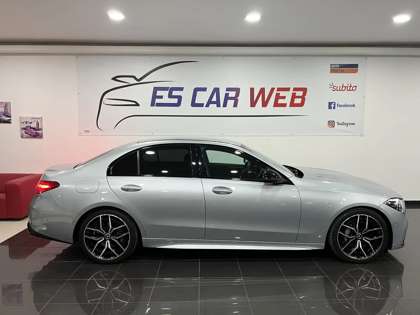 Mercedes-Benz C 220 d mhev Premium Plus auto 200 cv Argent - 2
