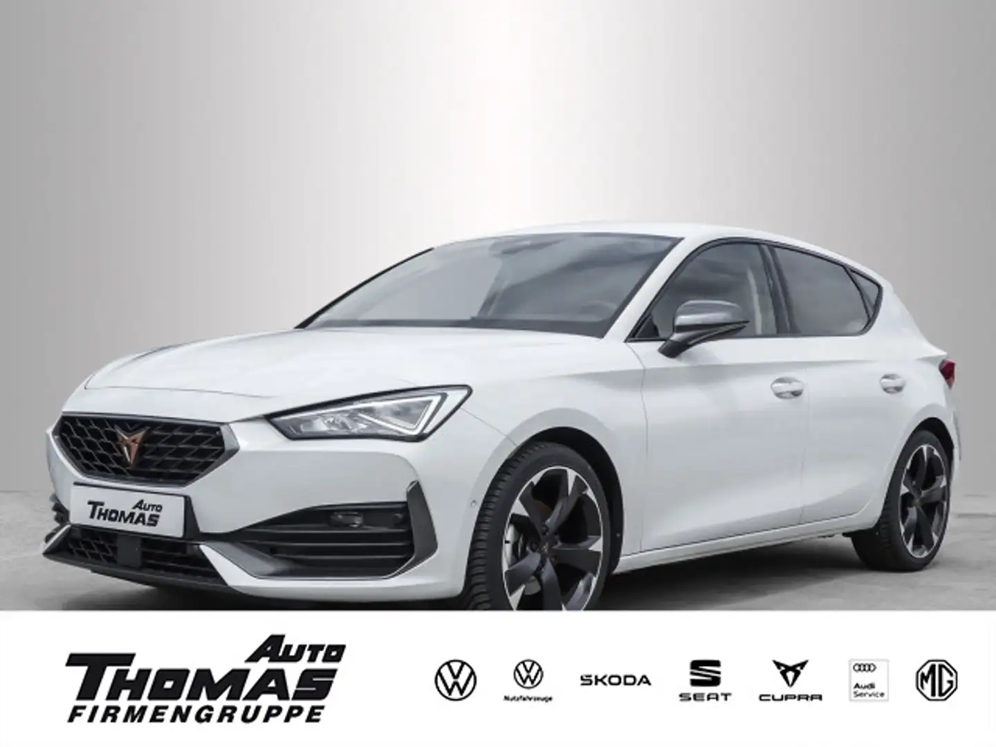 CUPRA Leon 1.5 eTSI DSG LED+RFK+NAVI+SHZ+DAB+PDC Weiß - 1