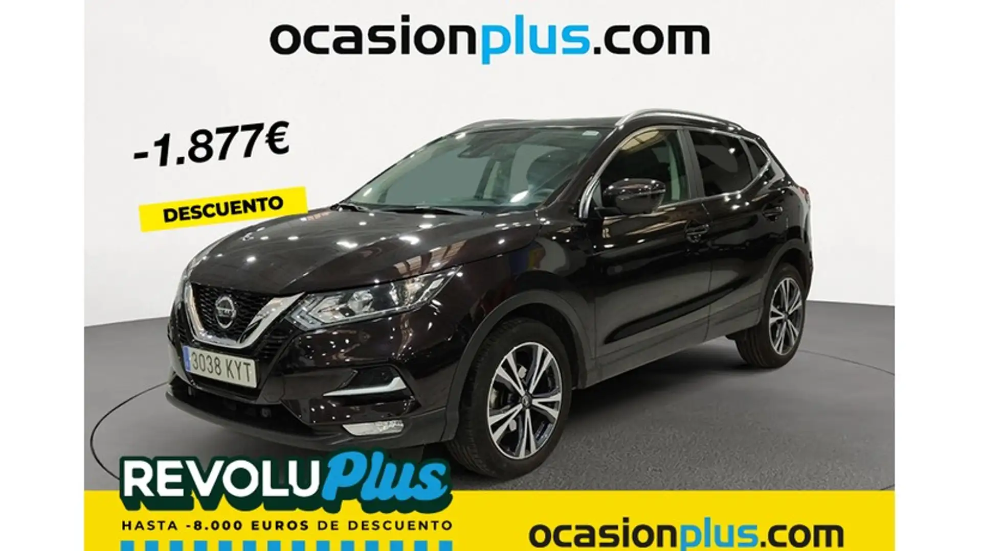 Nissan Qashqai 1.3 DIG-T N-Connecta 4x2 DCT 117kW Negro - 1