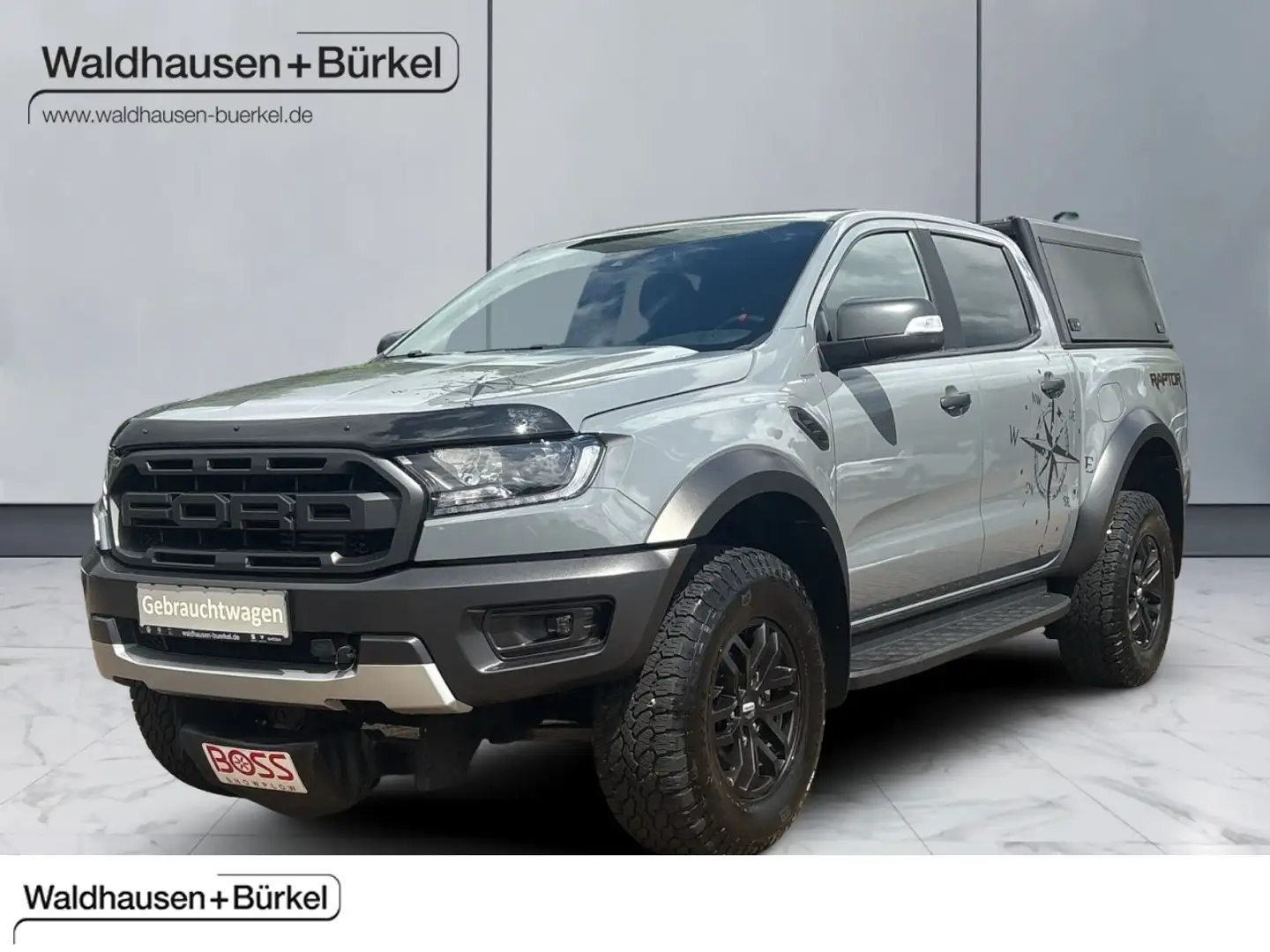 Ford Ranger Raptor DoKa 2.0 TDCi 4x4 Automatik Panther *VIEL ZUBEHÖR Grau - 1