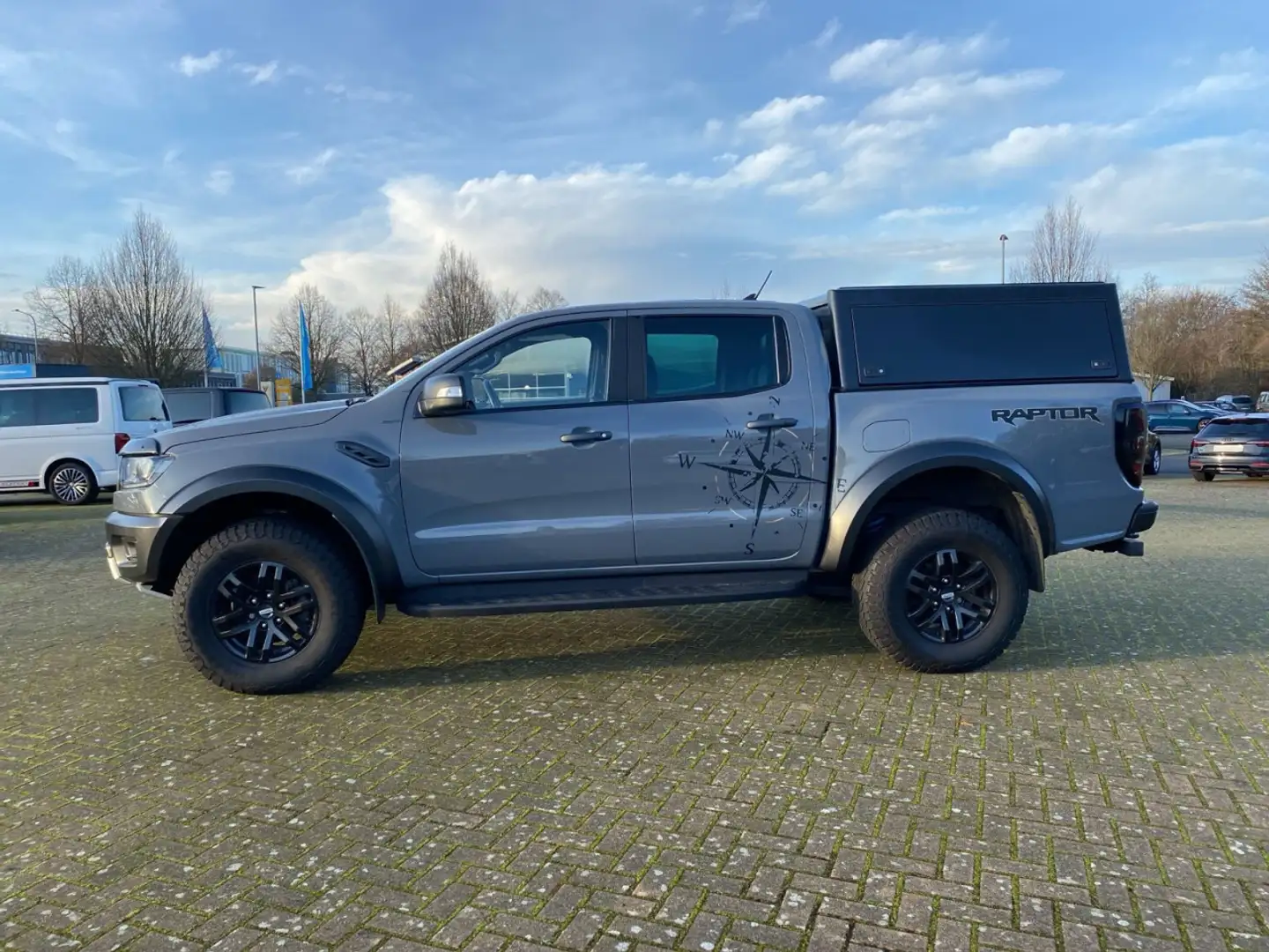 Ford Ranger Raptor DoKa 2.0 TDCi 4x4 Automatik Panther *VIEL ZUBEHÖR Grau - 2