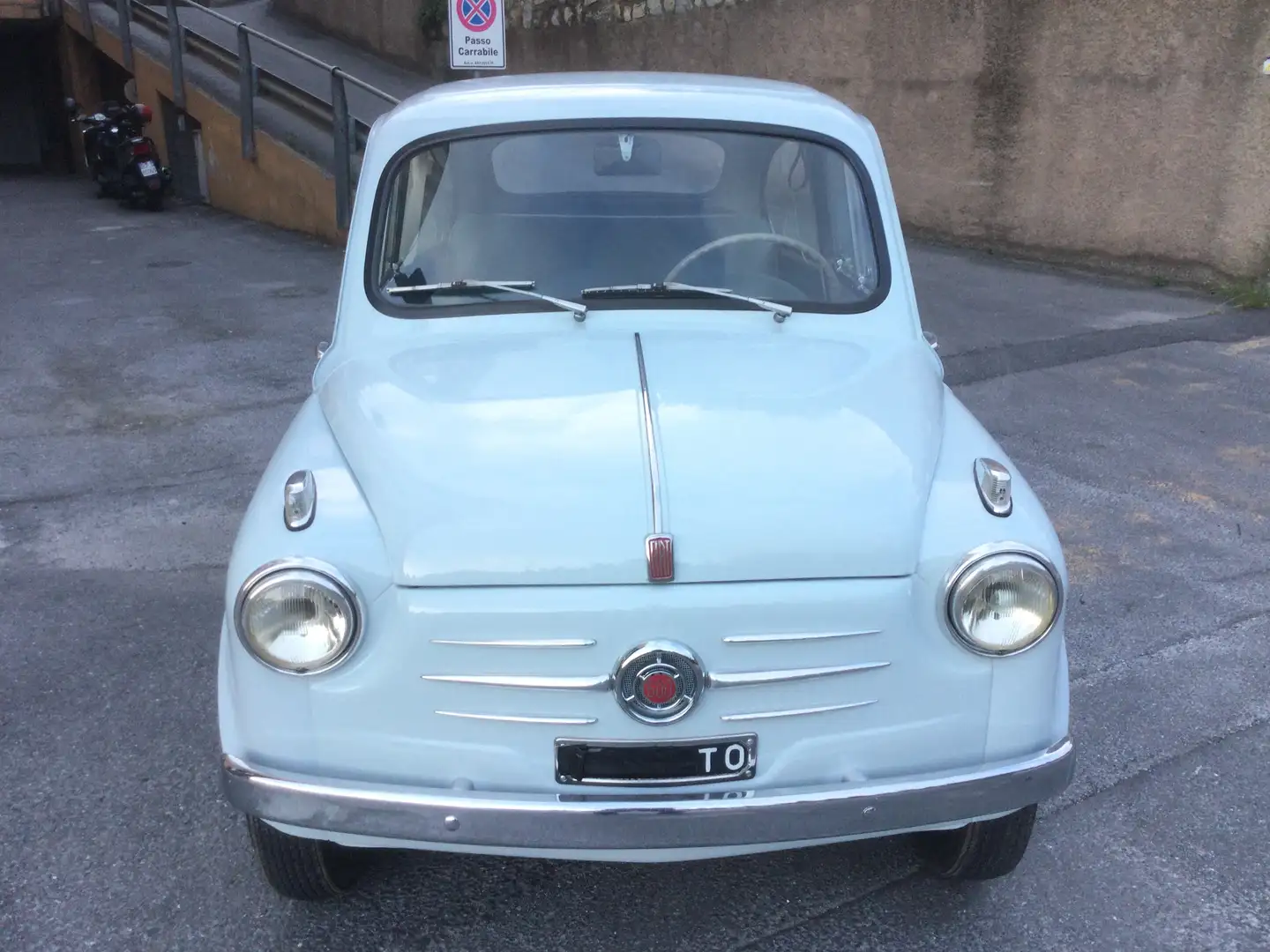 Fiat 600 Vetri Scorrevoli Bleu - 2