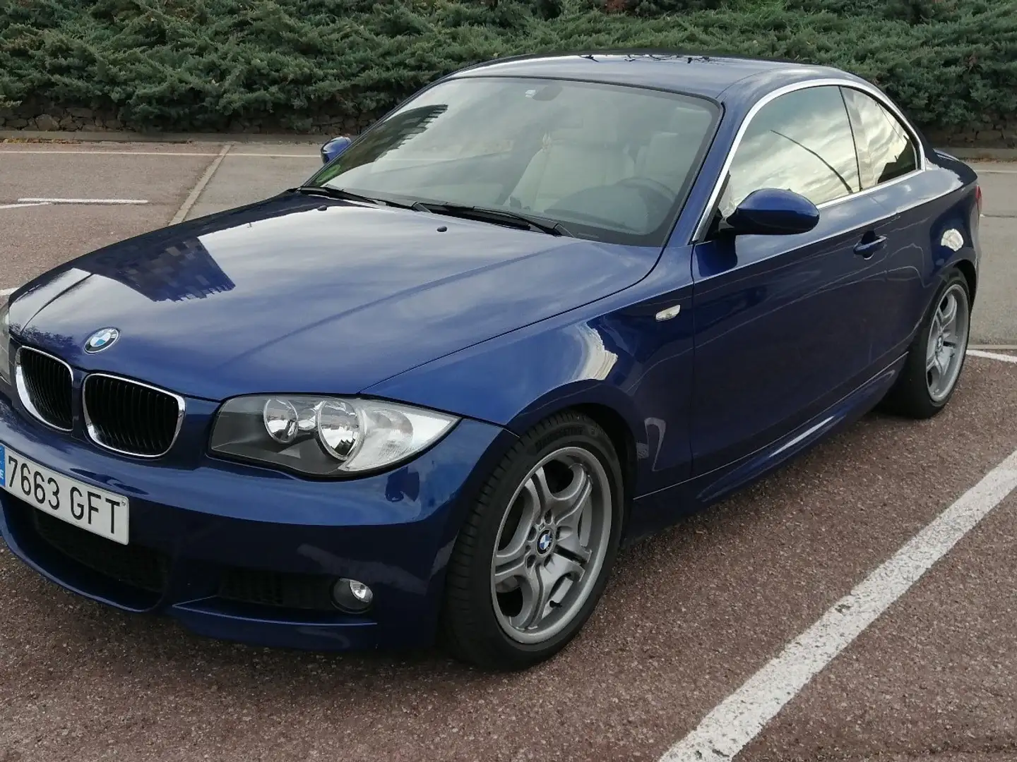 BMW 125 125i Coupé Bleu - 1
