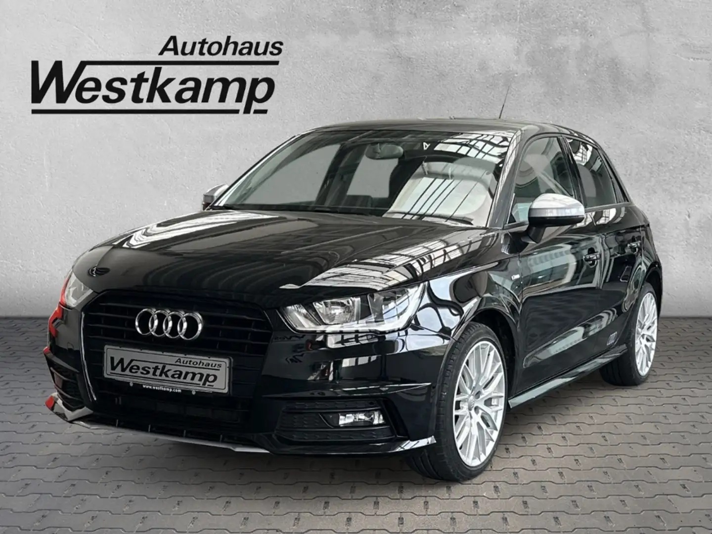 Audi A1 Sportback 1.0 TFSI S-Line Exterieur Tempomat Navi Zwart - 1