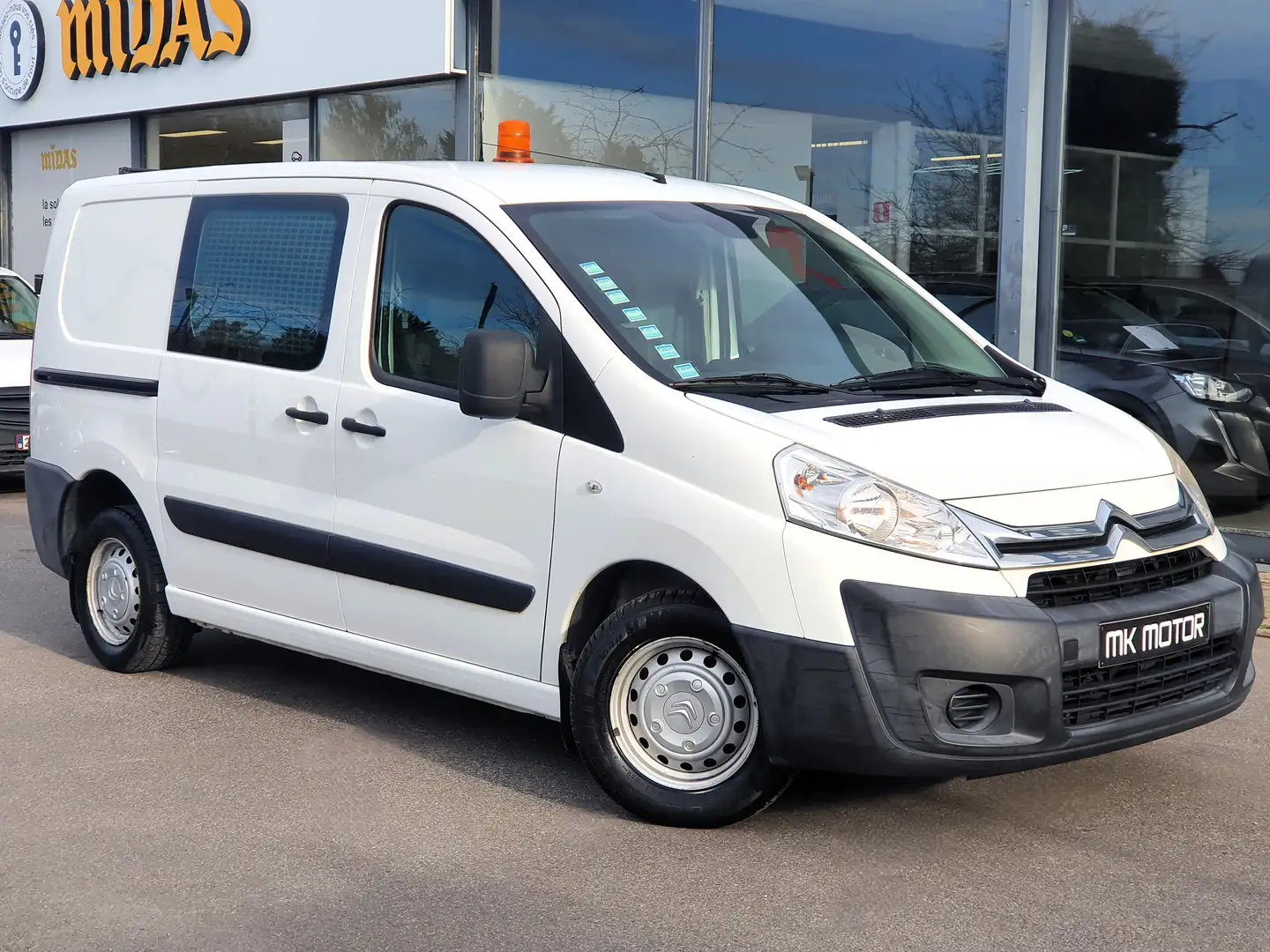 Citroen Jumpy 🟢1.6 DIESEL 90CV - UTILITAIRE - FULL CARNET Blanc - 2