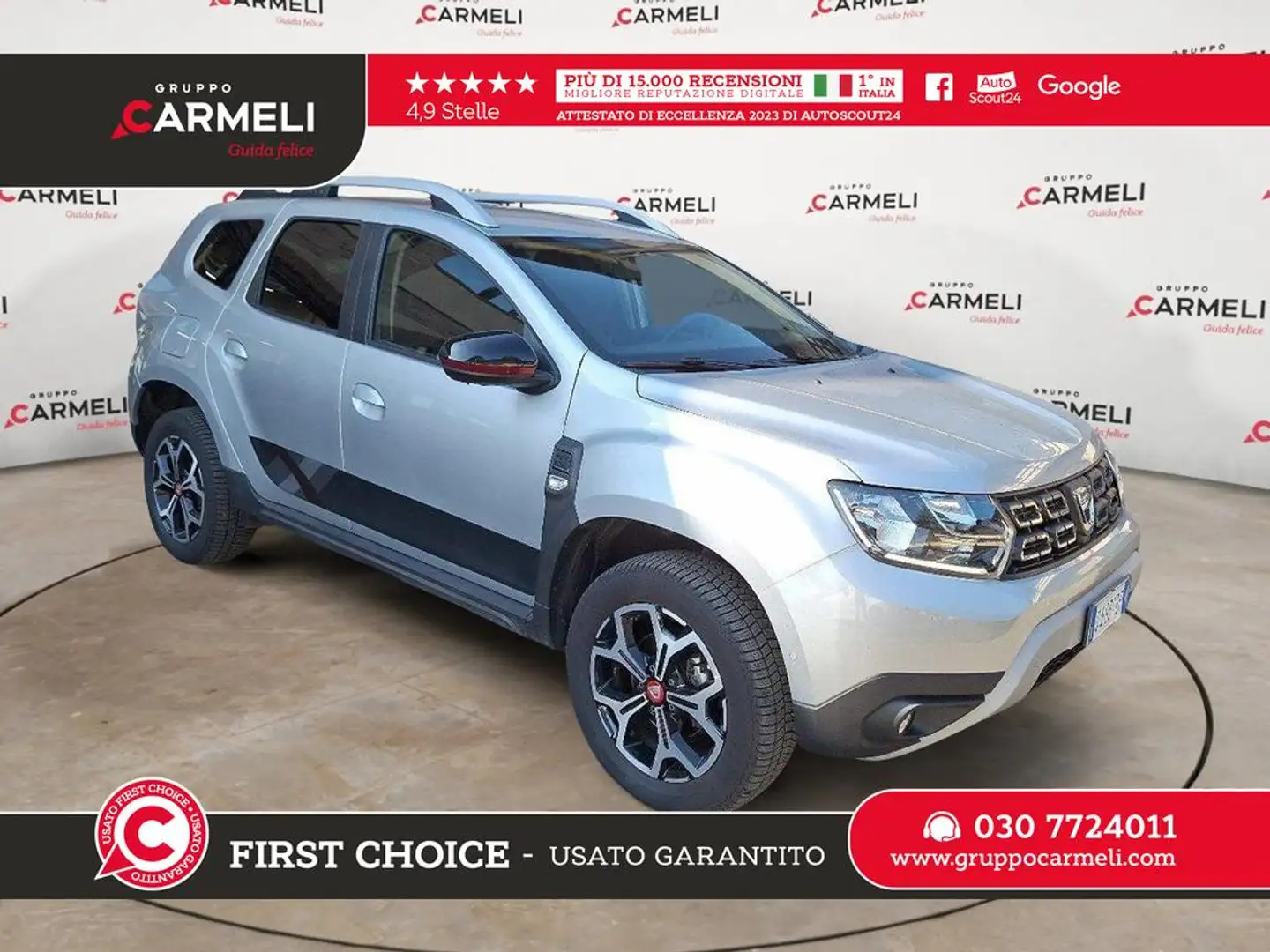 Dacia Duster 1.5 blue dci Techroad 4x2 115cv Grigio - 1