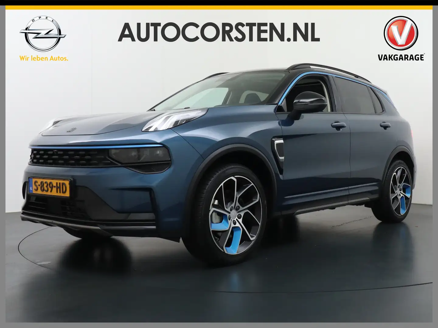 Lynk & Co 01 PHEV AUT-7 261pk Pano-Schuif-K-dak 20" 360°Camera Blauw - 1