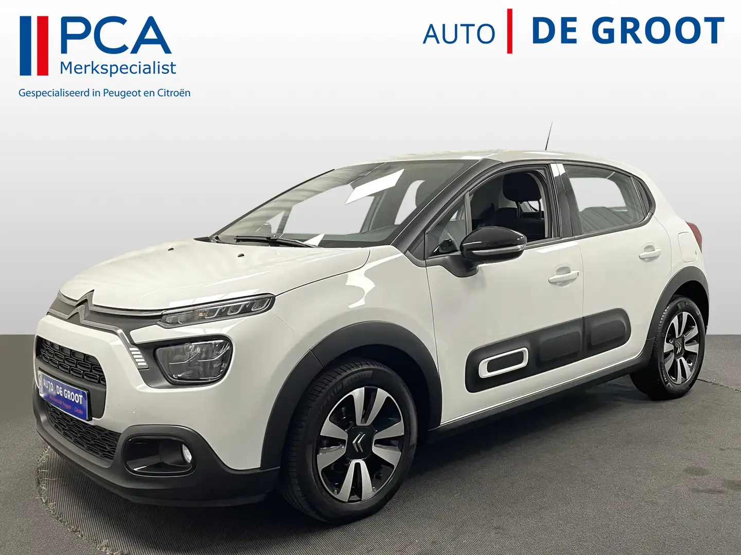 Citroen C3 SHINE Autom. 110pk Navi+Carplay | Parkeerhulp | LM Wit - 1