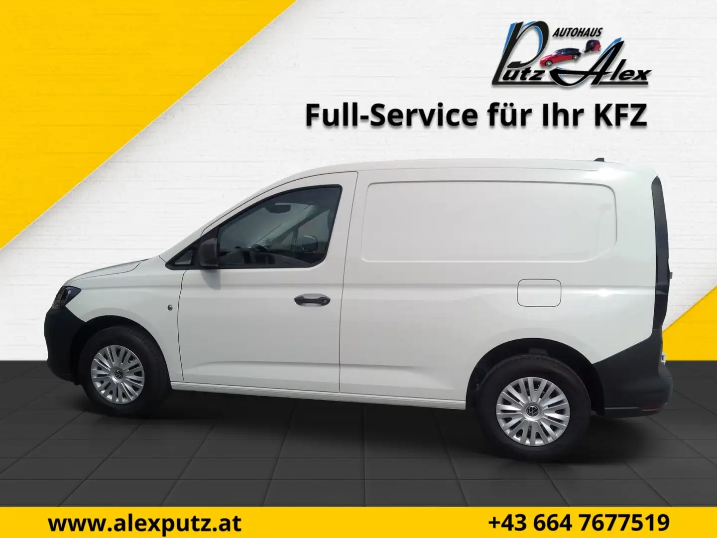 Volkswagen Caddy Cargo 2,0 TDI Leasing ab € 249,- im Monat Weiß - 2